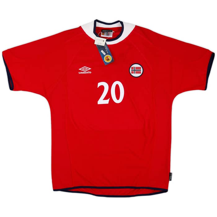2000-02 Norway Home Shirt Solskjaer #20 (L)