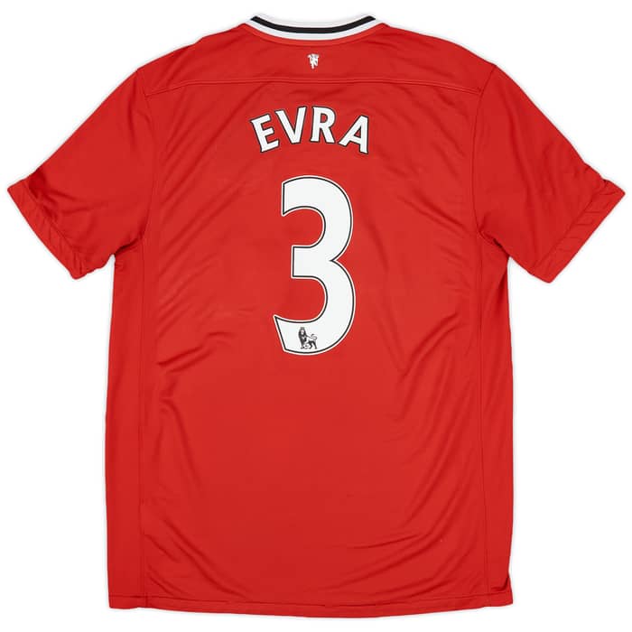 2011-12 Manchester United Home Shirt Evra #3 - 6/10 - (L)