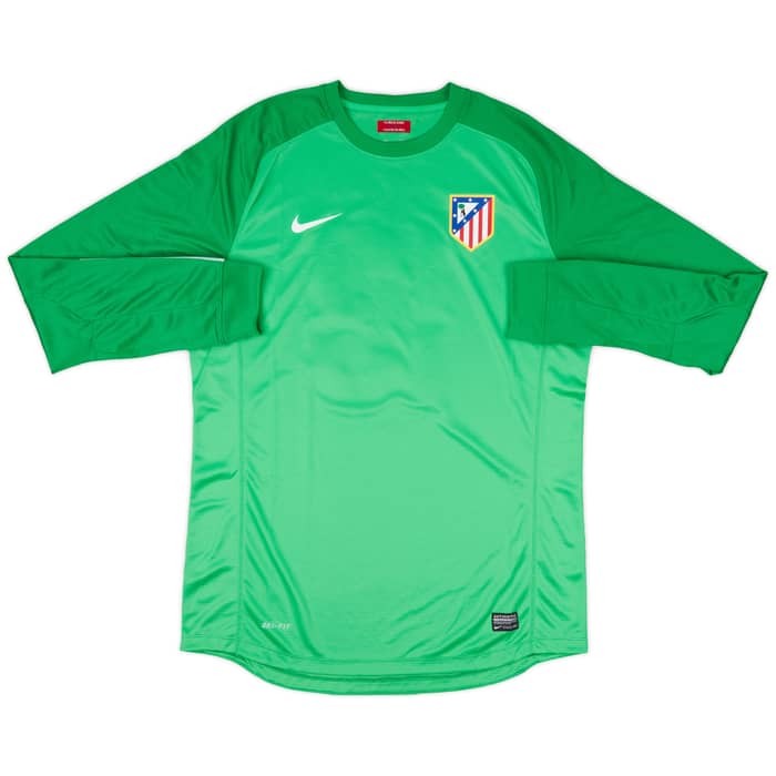 2013-14 Atletico Madrid Player Issue GK Shirt Courtois #13 - 10/10 - (XL)