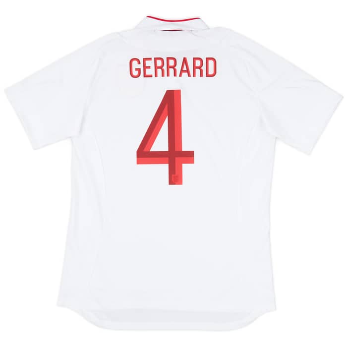 2012-13 England Home Shirt Gerrard #4 (L)