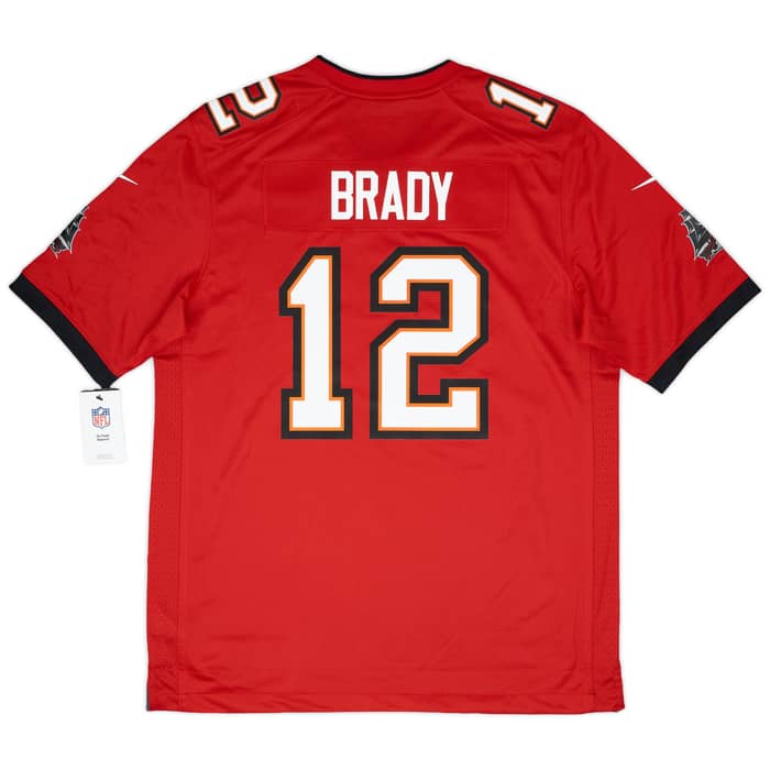 2020-22 Tampa Bay Buccaneers Brady #12 Nike Game Home Jersey (L)