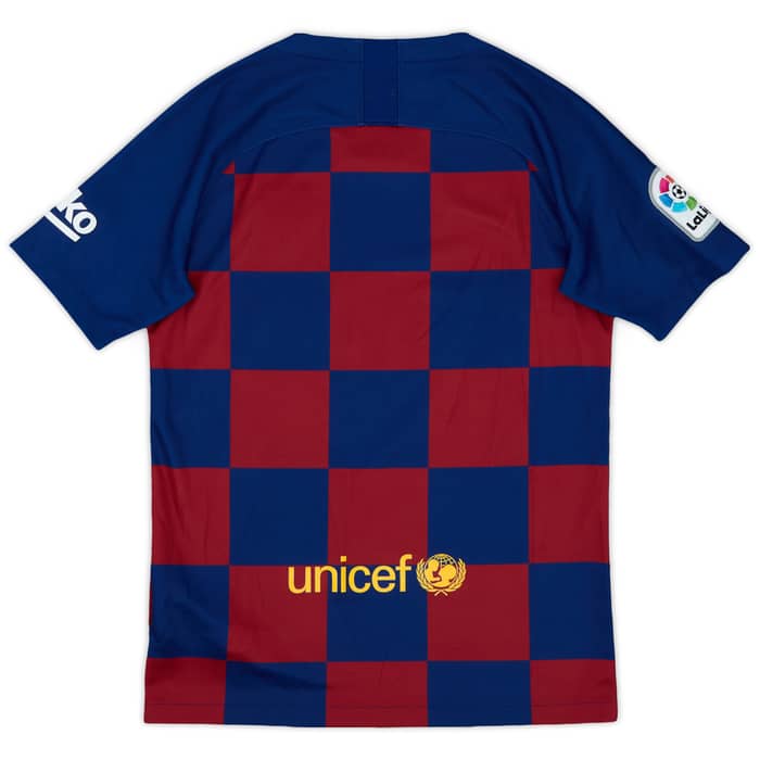 2019-20 Barcelona Home Shirt - 10/10 - (L.Boys)