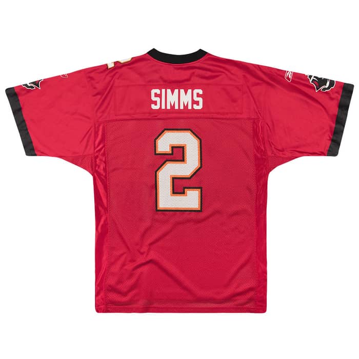 2005-06 Tampa Bay Buccaneers Simms #2 Reebok On Field Jersey (Home) XXL