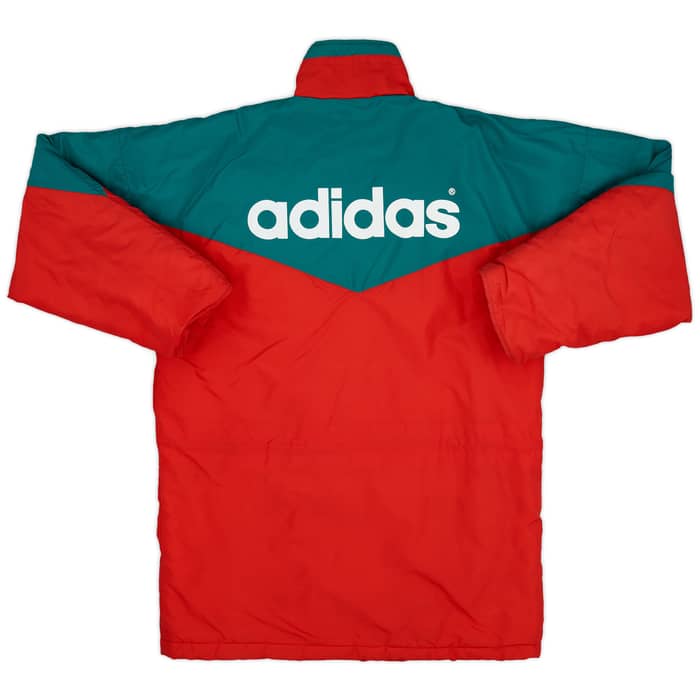 1991-92 Liverpool adidas Padded Bench Coat - 9/10 - (M/L)