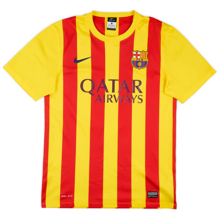 2013-15 Barcelona Basic Away Shirt - 8/10 - (S)