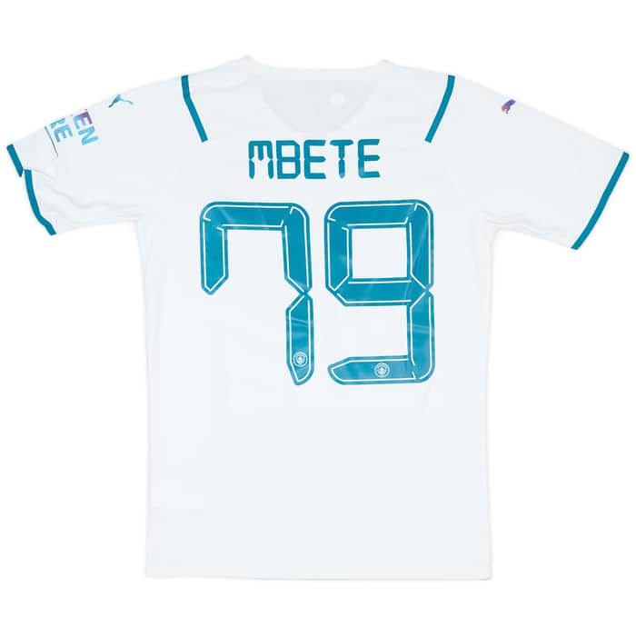2021-22 Manchester City Match Issue FA Cup Away Shirt Mbete #79
