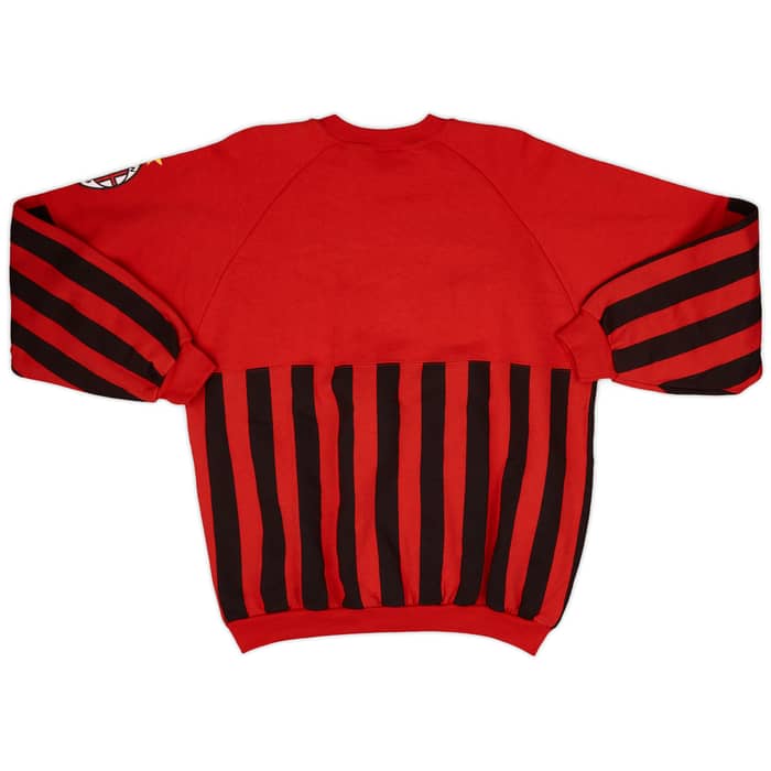 1990-91 AC Milan Le Felpe Dei Grandi Club Sweat Top - 8/10 - (L)