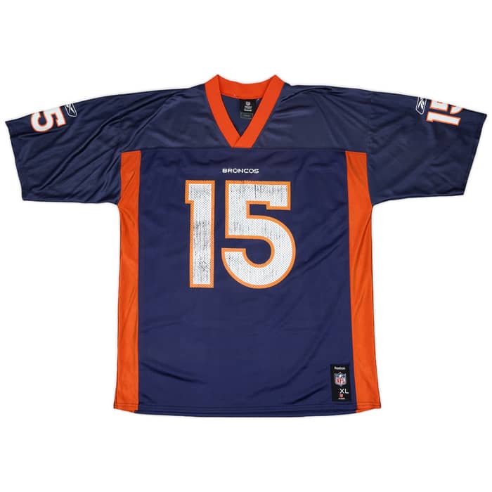2010-11 Denver Broncos Tebow #15 Reebok Replica Home Jersey - 6/10 - (XL)