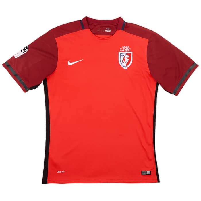 2015-16 Lille Home Shirt Boufal #7 - 6/10 - (M)
