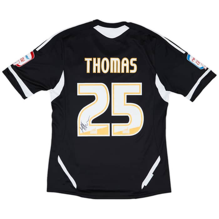 2011-12 Macclesfield Town Match Issue Signed Away Shirt Thomas #25