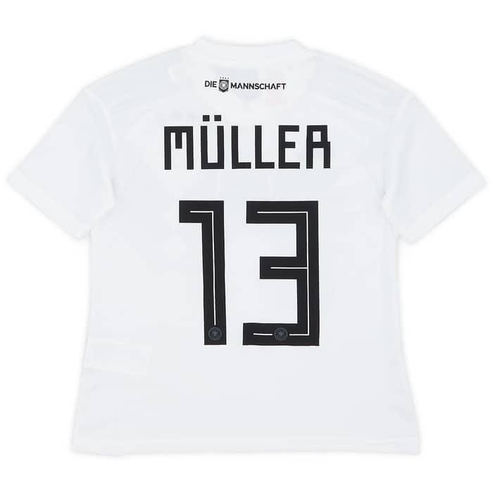 2018-19 Germany Home Shirt Muller #13- 9/10 - (XS.Boys)