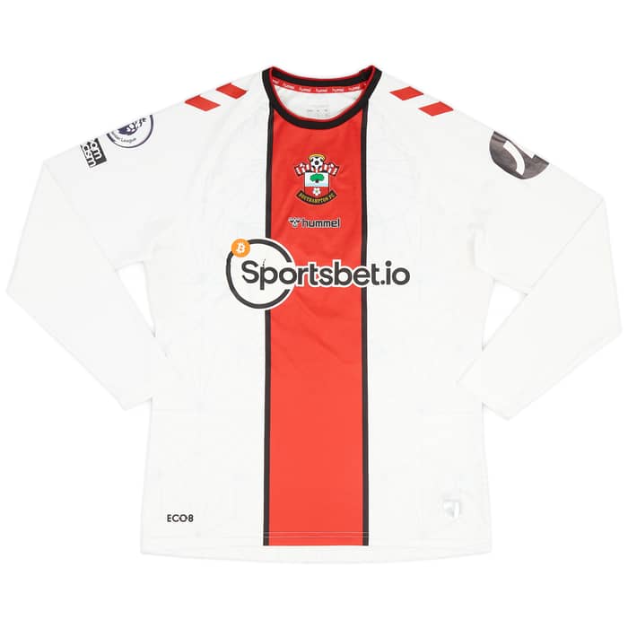 2022-23 Southampton Match Issue Home L/S Shirt Bella-Kotchap #37