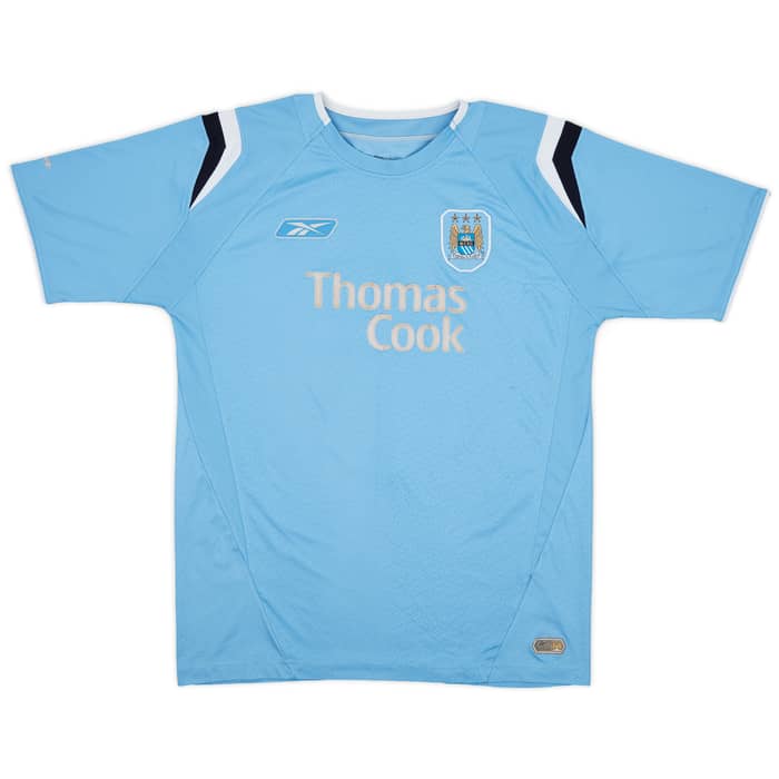 2004-05 Manchester City Home Shirt Reyna #6 - 5/10 - (M)