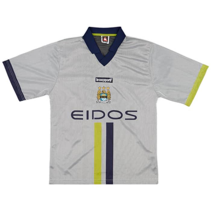 2000-02 Manchester City Away Shirt Weah #22 - 8/10 - (S)