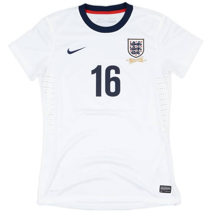 2013 England Women Match Issue Home Shirt #16