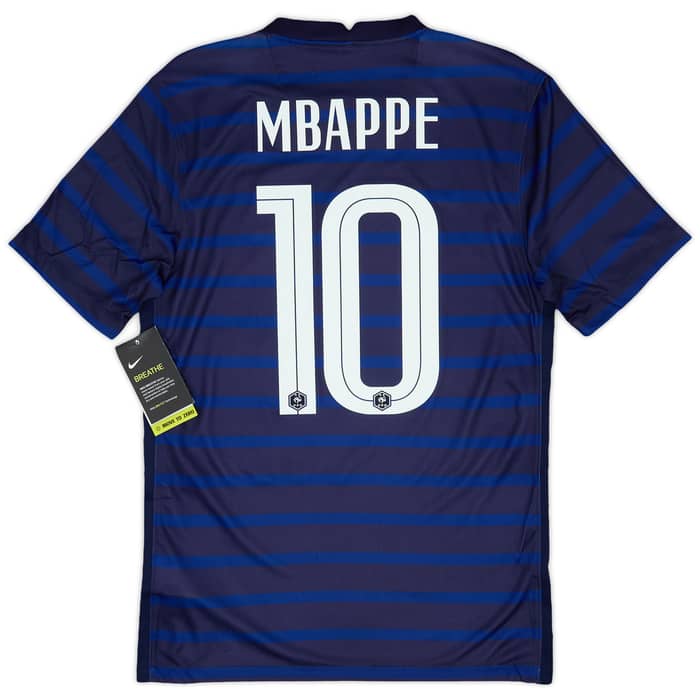 2020-21 France Home Shirt Mbappe #10 (S)