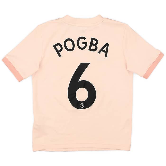 2018-19 Manchester United Away Shirt Pogba #6 - 8/10 - (7-8 Years)