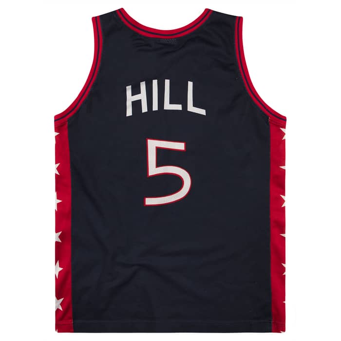 1996-99 USA Hill #5 Champion Jersey (Away) L