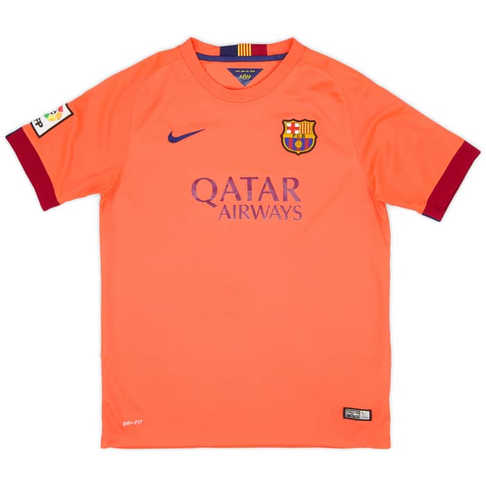 2014-15 Barcelona Away Shirt - 8/10 - (XL.Boys)