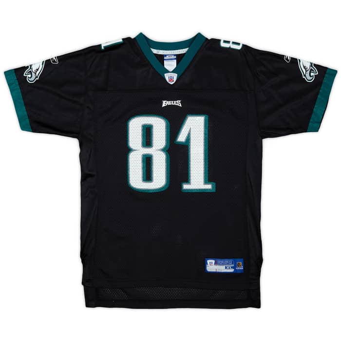 2005-06 Philadelphia Eagles Owens #81 Reebok On Field Alternate Jersey - 9/10 - (XL.Boys)