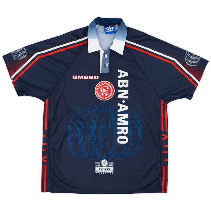 1997-98 Ajax Away Shirt F.De Boer #4 - 8/10 - (XL)