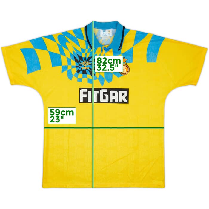 1991-92 Inter Milan Third Shirt - 10/10 - (XL)