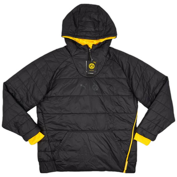 2022-23 Borussia Dortmund Puma 1/4 Zip Reversible Padded Jacket (M)