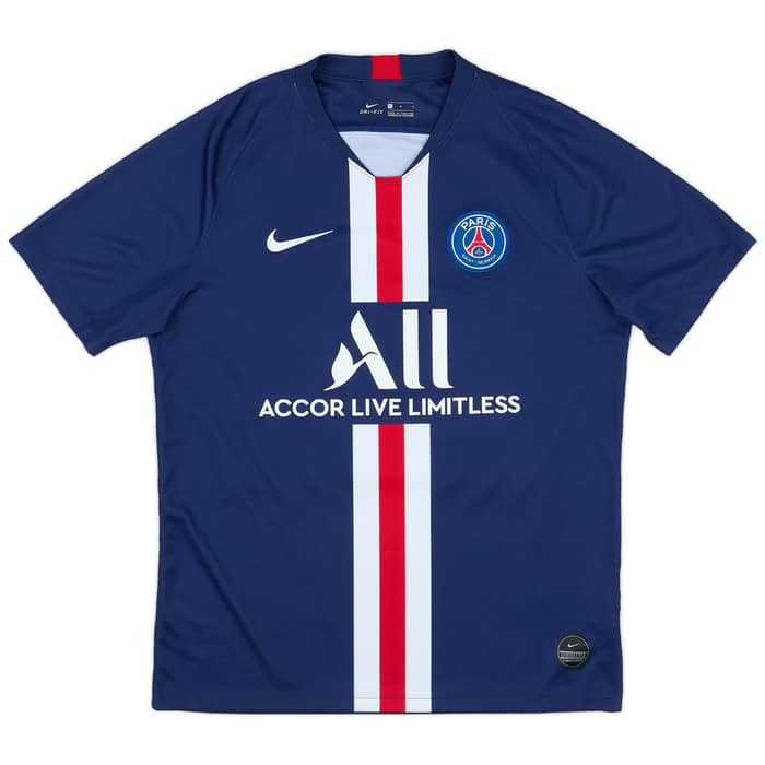 2019-20 Paris Saint-Germain Home Shirt Mbappe #7 - 10/10 - (L)