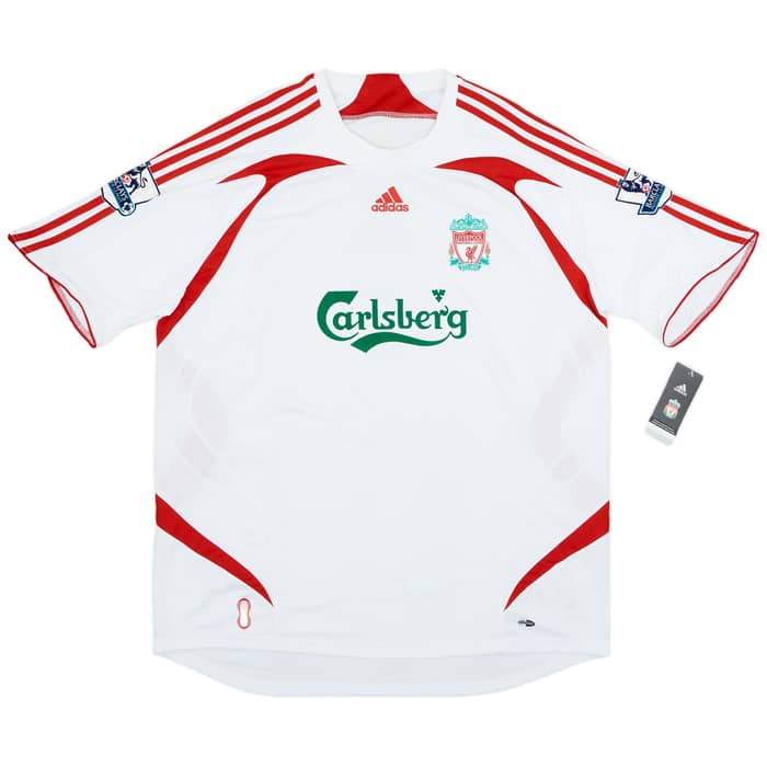 2007-08 Liverpool Away Shirt Gerrard #8 (XXL)