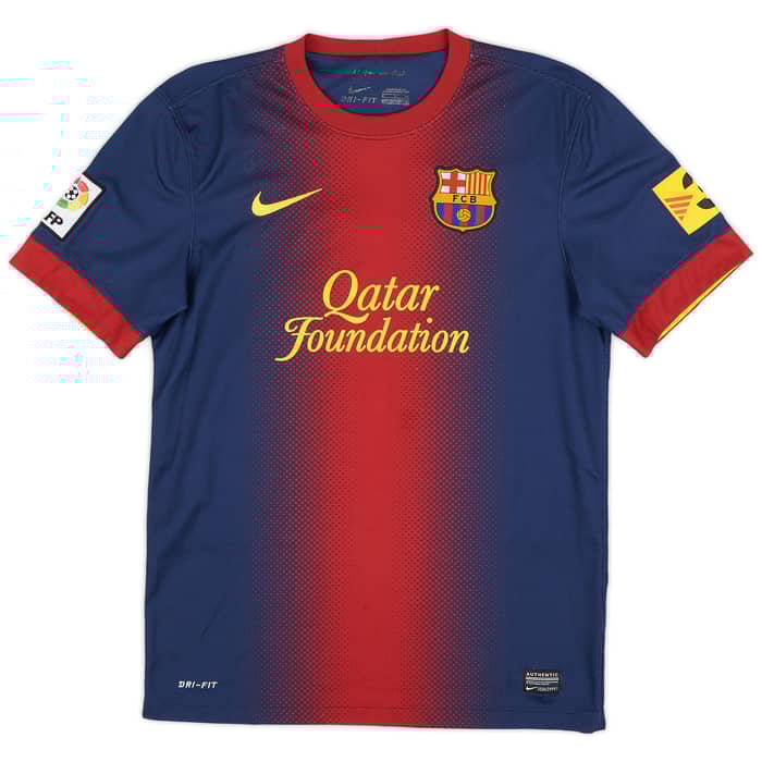 2012-13 Barcelona Home Shirt Messi #10 - 9/10 - (S)