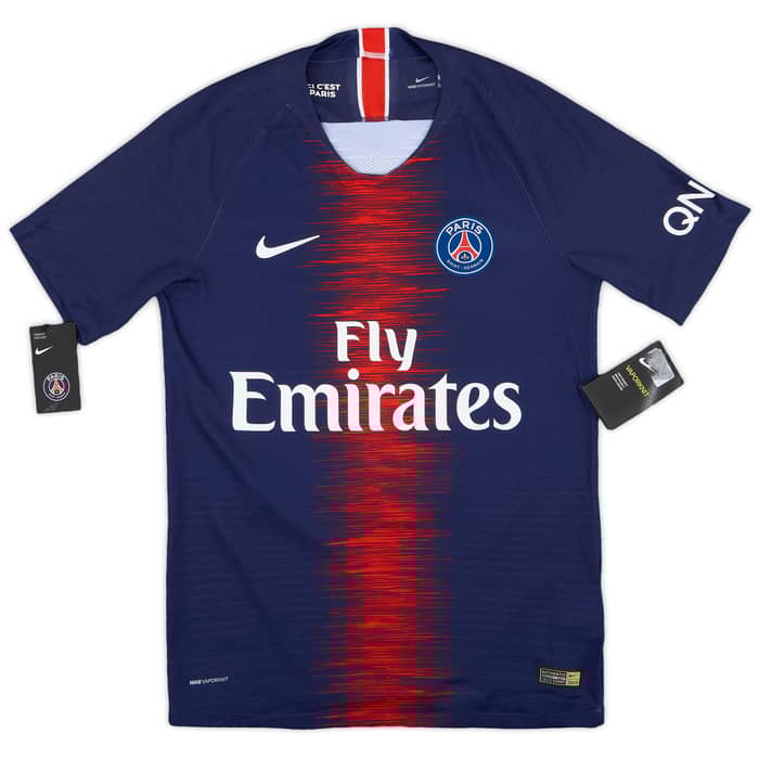 2018-19 Paris Saint-Germain Authentic Home Shirt Mbappe #7 (S)