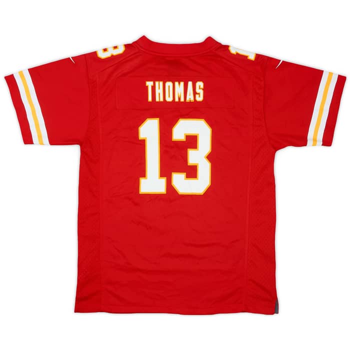 2014-18 Kansas City Chiefs Thomas #13 Nike Game Home Jersey - 7/10 - (XL.Boys)