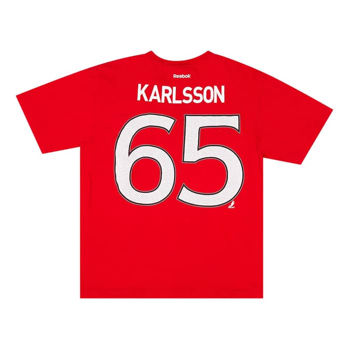 2010s Ottawa Senators Karlsson #65 Reebok Tee S/M