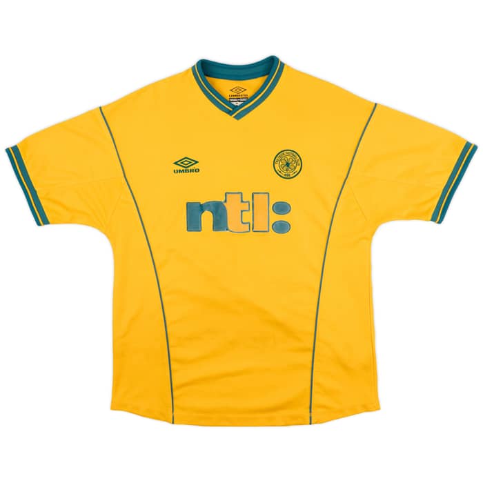 2000-02 Celtic Away Shirt Larsson #7 - 6/10 - (L)