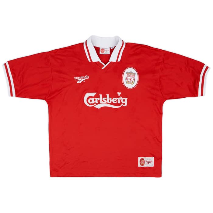 1996-98 Liverpool Home Shirt Carragher #23 - 9/10 - (L)