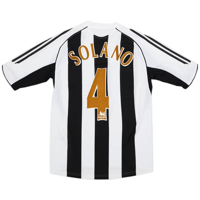 2005-07 Newcastle Home Shirt Solano #4 - 7/10 - (S)