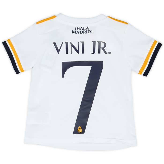 2023-24 Real Madrid Home Shirt & Shorts Kit Vini Jr. #7 (12-18 Months)