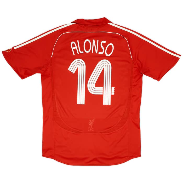 2006-08 Liverpool Home Shirt Alonso #14 - 5/10 - (L)