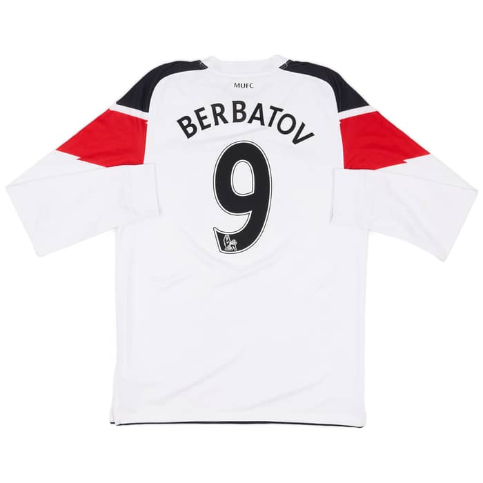 2010-12 Manchester United Away L/S Shirt Berbatov #9 - 6/10 - (M)