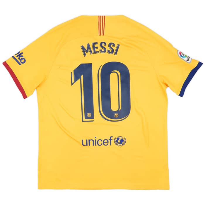2019-20 Barcelona Away Shirt Messi #10 - 6/10 - (XL)