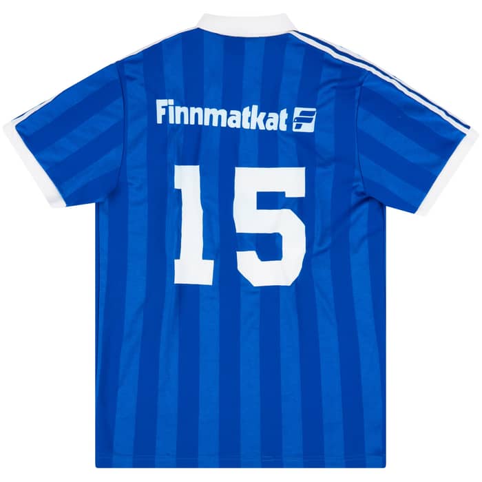 1988 Finland Match Issue Away Shirt #15 (Alatensio) v Sweden