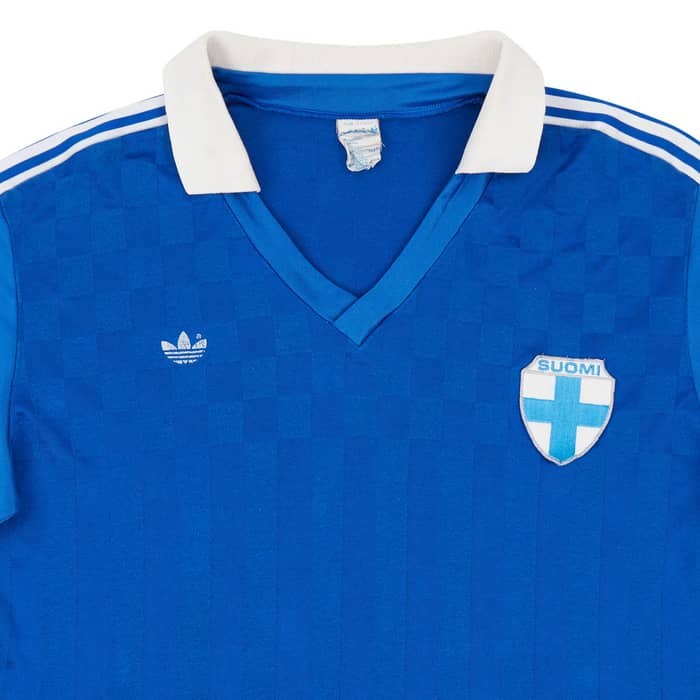 1988-89 Finland Match Issue Away Shirt #16 (Litmanen) v Sweden