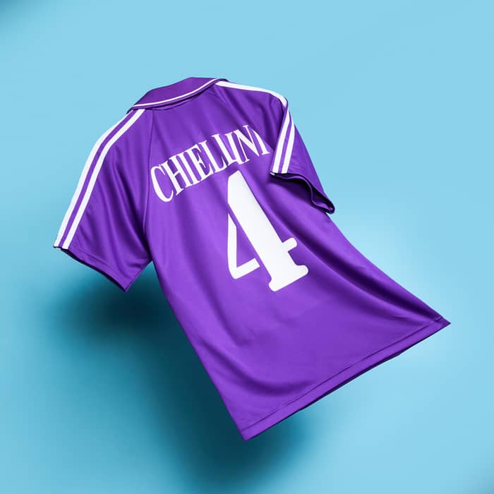 2004-05 Fiorentina Home Shirt Chiellini #4 - 9/10 - (S)