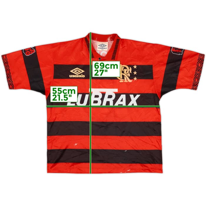 1993-94 Flamengo Home Shirt #10 - 4/10 - (S)