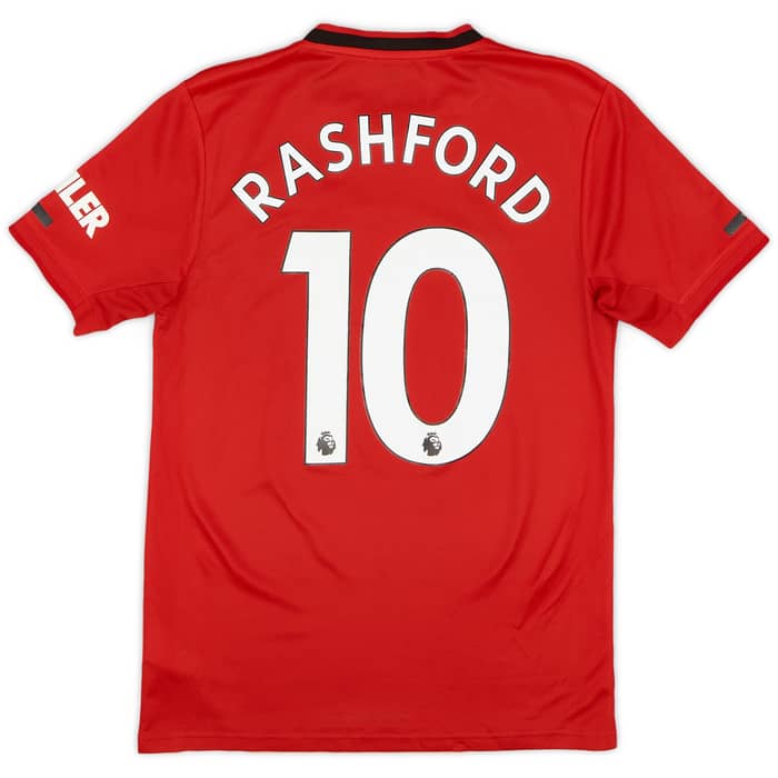 2019-20 Manchester United Home Shirt Rashford #10 - 9/10 - (S)
