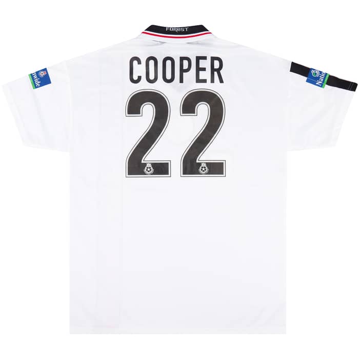 1999-00 Nottingham Forest Match Issue Third Shirt Cooper #22