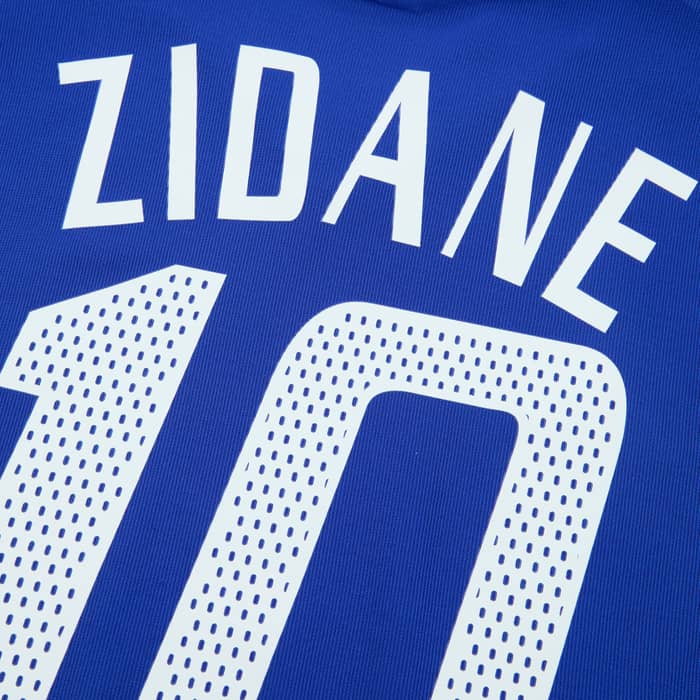2002-04 France Home Shirt Zidane #10