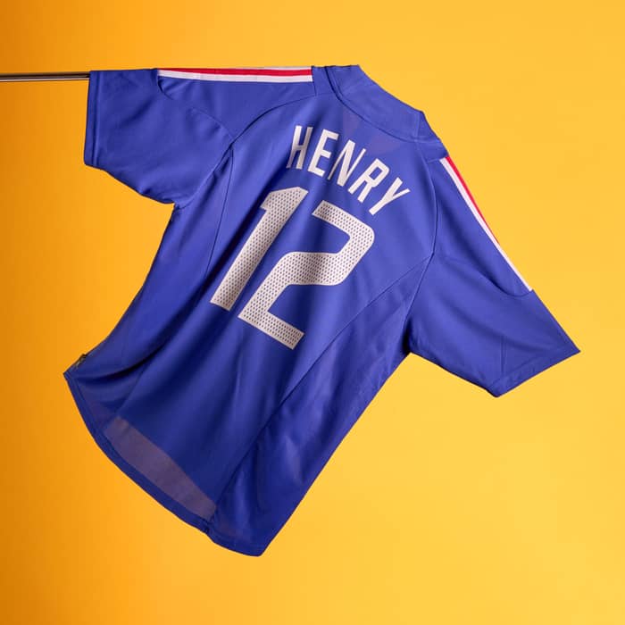 2002-04 France Home Shirt Henry #12 - 8/10 - (S)