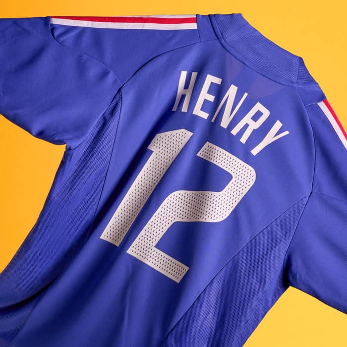 2002-04 France Home Shirt Henry #12