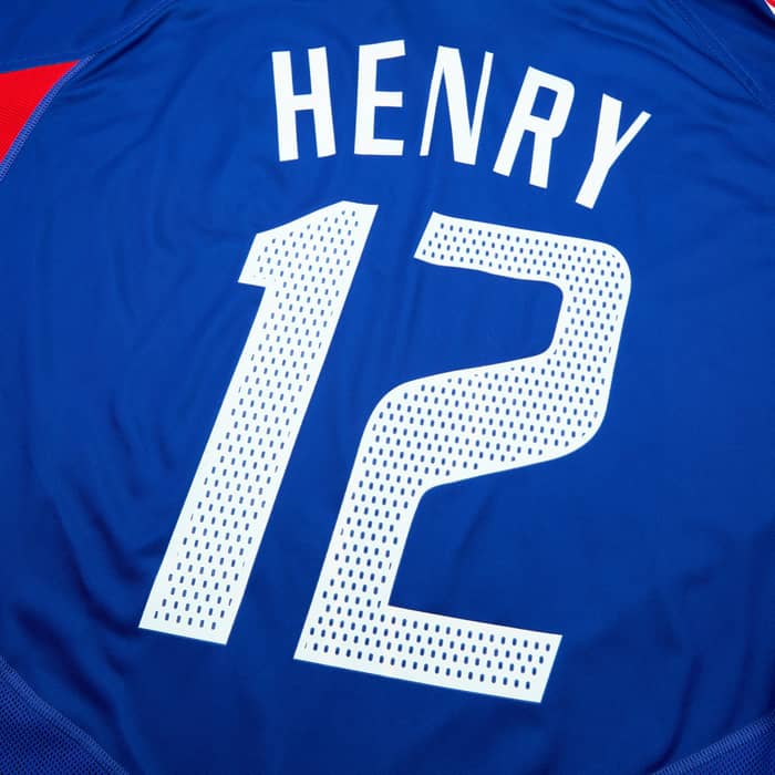2004-06 France Home Shirt Henry #12